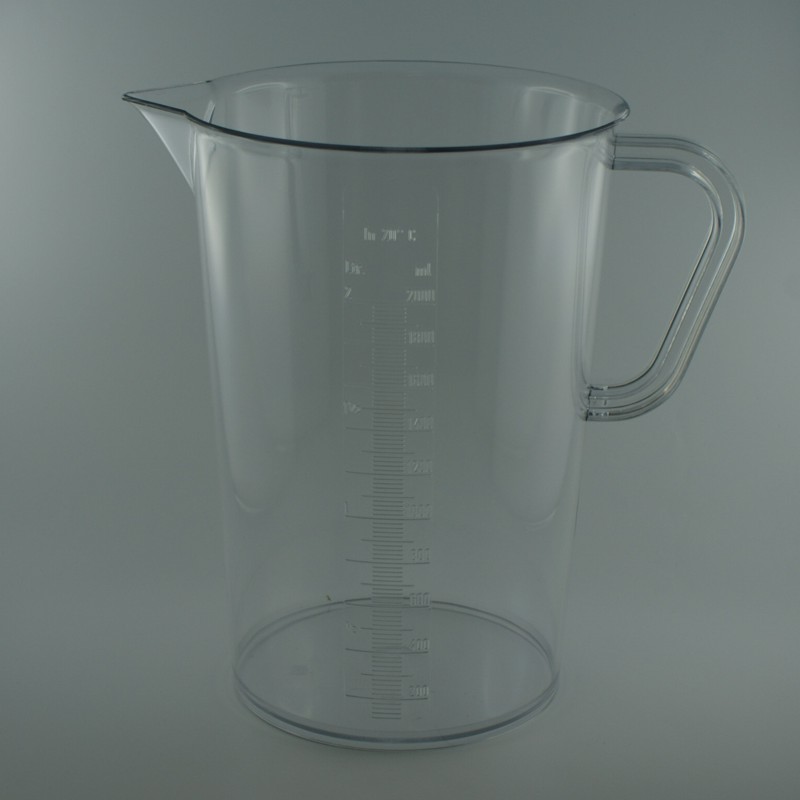 Urin-Sammelgefäß 2000 ml mit Deckel erhabene Skala