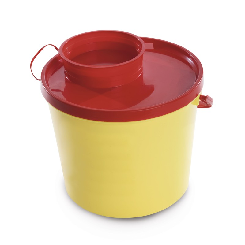 Kanülenabwurfbehälter PBS 7 l