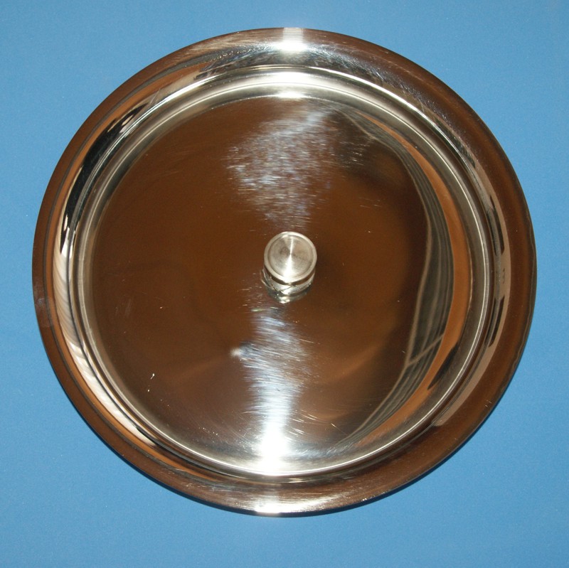 Deckel für Stechbecken Edelstahl