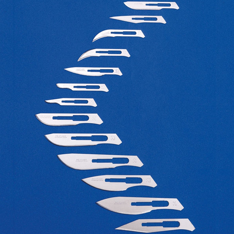Feather Skalpellklingen Fig. 12 Edelstahl (100 Stück)